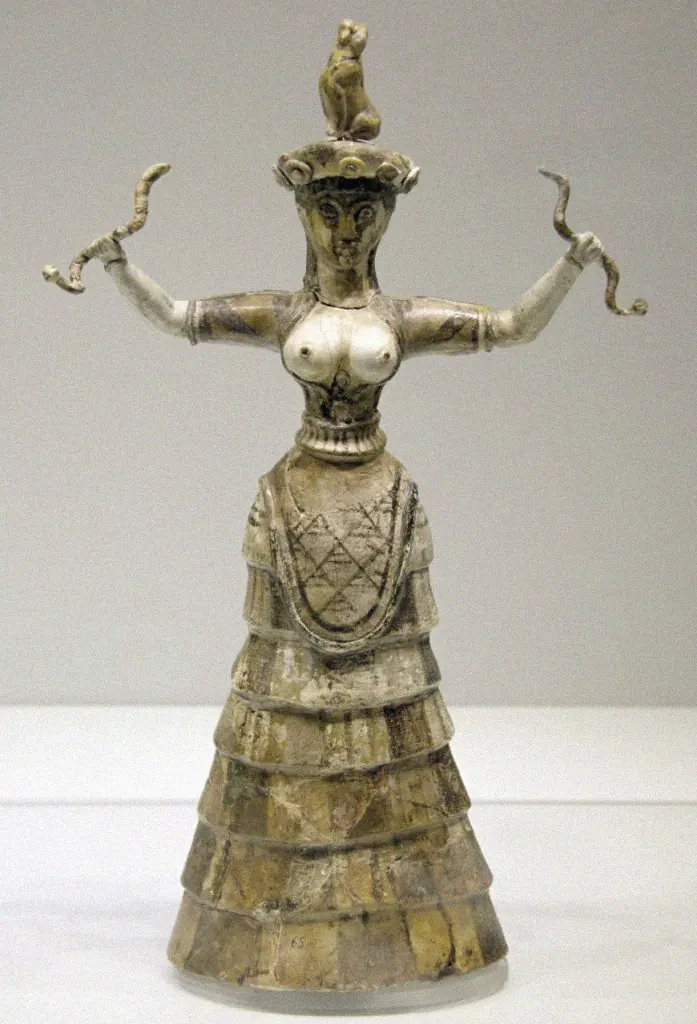 Sculpture of the Godess of Ofeons